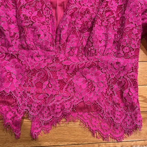 Pink lacey top - Picture 8 of 9